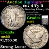 ***Auction Highlight*** 1917-d Ty II Standing Liberty Quarter 25c Graded ms65 By SEGS