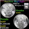 ***Auction Highlight*** 1882-s Morgan Dollar $1 Graded ms66+ By SEGS (fc)