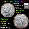 ***Auction Highlight*** 1896-o Morgan Dollar $1 Graded ms62+ By SEGS (fc)