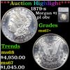 ***Auction Highlight*** 1879-s Morgan Dollar $1 Graded ms67+ By SEGS (fc)