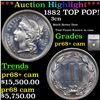 Proof ***Auction Highlight*** 1882 TOP POP! Three Cent Copper Nickel 3cn Graded pr68+ cam By SEGS (f