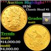 ***Auction Highlight*** 1836 Classic Head Gold Half Eagle $5 Graded ms61 By SEGS (fc)