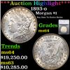 ***Auction Highlight*** 1893-o Morgan Dollar $1 Graded ms64 By SEGS (fc)