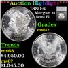***Auction Highlight*** 1880-s Morgan Dollar $1 Graded ms67+ By SEGS (fc)