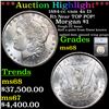 ***Auction Highlight*** 1884-cc vam 4a I3 R5 Near TOP POP! Morgan Dollar $1 Graded ms68 By SEGS (fc)