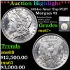***Auction Highlight*** 1884-o Near Top POP! Morgan Dollar $1 Graded ms67+ By SEGS (fc)