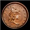 Image 2 : 1863 Turban Liberty Civil War Token 1c Grades Select Unc BN