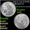 Image 1 : 1921-d vam 1I I3 R5 Morgan Dollar $1 Grades Select Unc