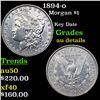 1894-o Morgan Dollar $1 Grades AU Details