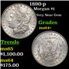 Image 1 : 1890-p Morgan Dollar $1 Grades Choice+ Unc