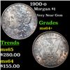 Image 1 : 1900-o Morgan Dollar $1 Grades Choice+ Unc