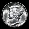 Image 2 : 1935-p Mercury Dime 10c Grades GEM++ FSB