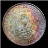 Image 3 : 1883-o Rainbow Toned Morgan Dollar $1 Grades Choice Unc