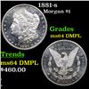 Image 1 : 1881-s Morgan Dollar $1 Grades Choice Unc DMPL