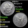 1884-s Morgan Dollar $1 Grades Choice AU