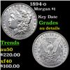 1894-o Morgan Dollar $1 Grades AU Details