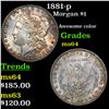 Image 1 : 1881-p Morgan Dollar $1 Grades Choice Unc