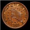 Image 2 : 1863 Shoot Him on the Spot Dix F-207-410a Civil War Token 1c Grades vf++