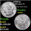 Image 1 : 1890-p Morgan Dollar $1 Grades Choice+ Unc