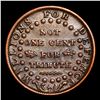 Image 3 : 1841 Millions For Defence HT-16 Hard Times Token 1c Grades xf.
