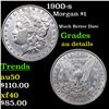 1900-s Morgan Dollar $1 Grades AU Details