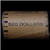 Image 5 : ***Auction Highlight***  AU/BU Slider Brinks Shotgun Morgan $1 Roll 1900 & P Ends Virtually UNC (fc)