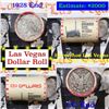 ***Auction Highlight*** Full Morgan/Peace Casino Las Vegas Horseshoe silver $1 roll $20, 1928 & CC e
