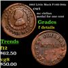1863 Little Mack F-140-394a Civil War Token 1c Grades f details