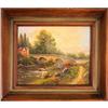 Image 1 : "Country Bridge Over Stream" by Collazz - oil #2308398