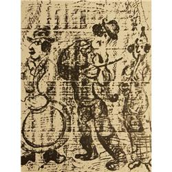 Chagall Marc The Wandering Musicians Lithograph#2308781