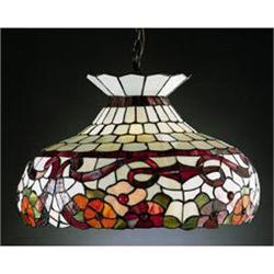 GLASS FLORAL hanging LAMP SHADE #2308808