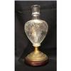 Image 1 : French Flower Vase Carved Crystal and Bronze #2308975
