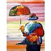 Image 1 : RARE HAND SIGNED PETER MAX UMBRELLA MAN #2309073
