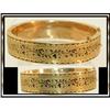 Image 1 : Victorian Enamel Fancy gold hinged Bracelet #2309107