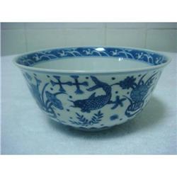 Chinese blue/white porcelain bowl #2309136