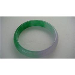 Fine Chinese white & green Jade Bracelets. #2309142