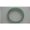 Image 1 : Fine green elliptical Jade Bracelets #2309143