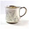 Image 1 : Sterling Silver Alphabet Baby Cup #2309165