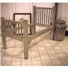 Image 1 : c1900 Arts & Crafts Painted Childs Toy Doll Bed#2309416
