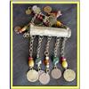 Image 1 : ANTIQUE ETHNIC BEDOUIN NECKLACE BEADS COINS #2309430