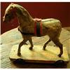 Image 1 : old HORSE TOY german? ORIGINAL PAINT 4 wheels #2318659