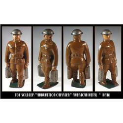 TOY SOLDIER "AMMUNITION CARRIER" AMER. METAL #2318957