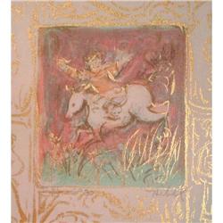 Swift Rider litho by  Edna Hibel #2319005