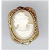 Image 1 : SALE Cameo ring Vintage #2319071