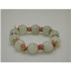 Image 1 : White jade beads, bracelet #2319191
