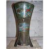 Image 1 : Cloisonne Flower Vase bronze and enamel #2319242