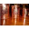 Image 1 : Set of  3 copper measuring cups 19th cent. #2319291