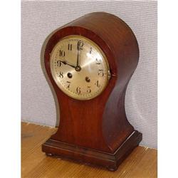 Wurttemberg Balloon Top Mantle Shelf Clock #2319453