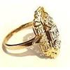 Image 1 : 14K Gold Ring With Small Diamonds #2319504