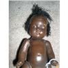 Image 1 : 7" Black Composition Baby Doll (has crazing) #2326221